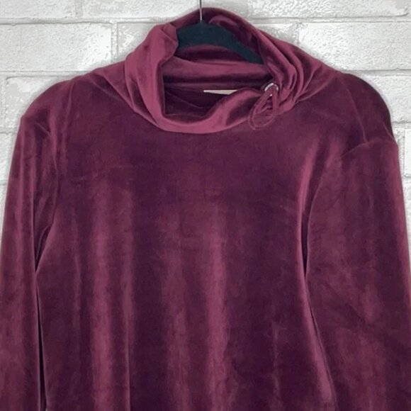 NWT Dana Buchman Cowl Neck Long Sleeve - Picture 3 of 8